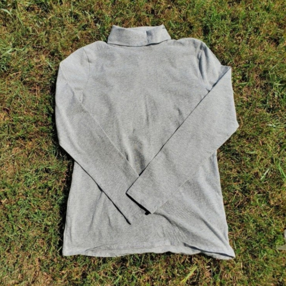 Duluth Trading Co Brown Green Fitted Long Sleeve Polo